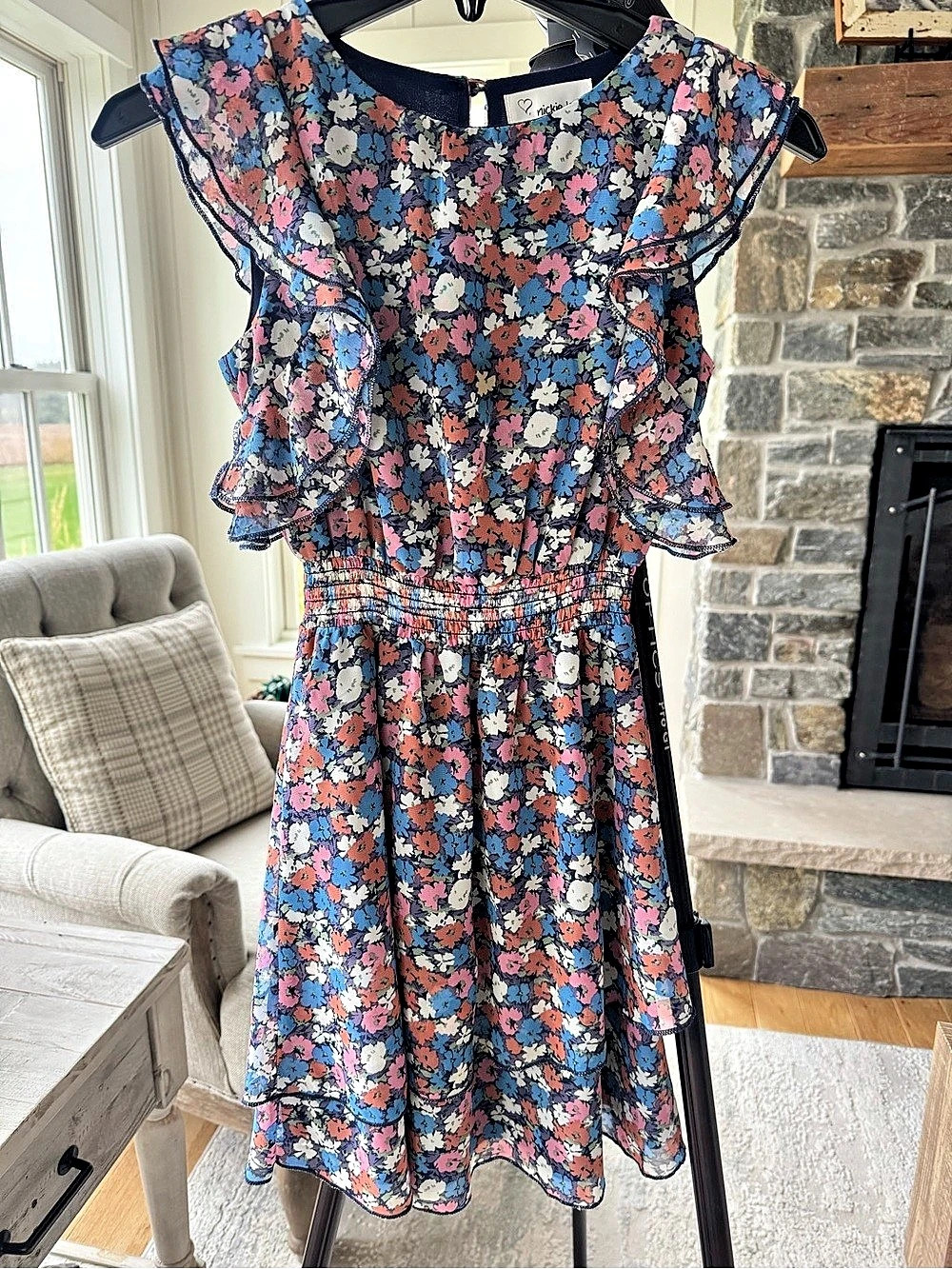 nickie lew Floral Ruffle Dress Size 10 girls